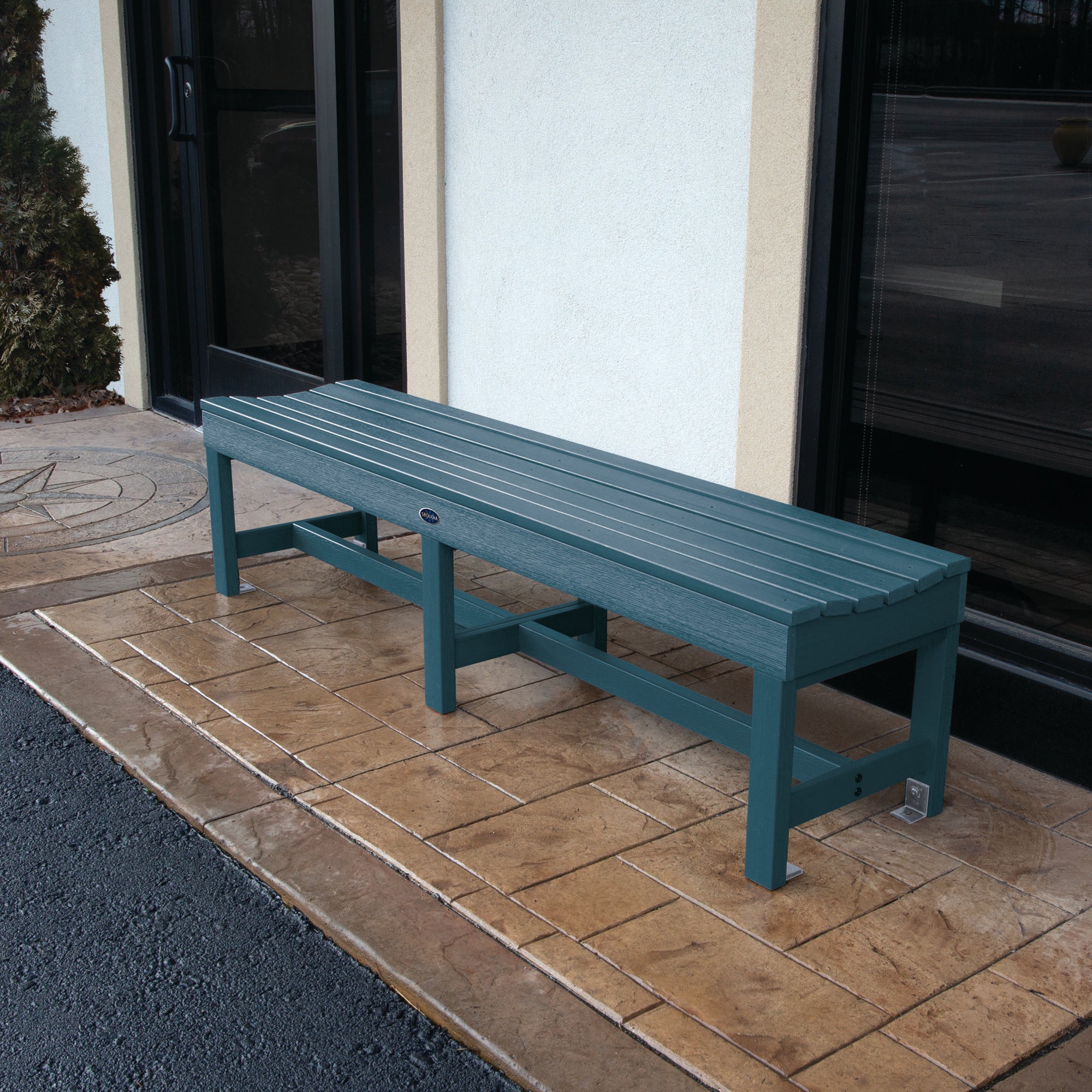 Sequoia Professional Blue Ridge Commercial Grade Backless Bench 6ft.