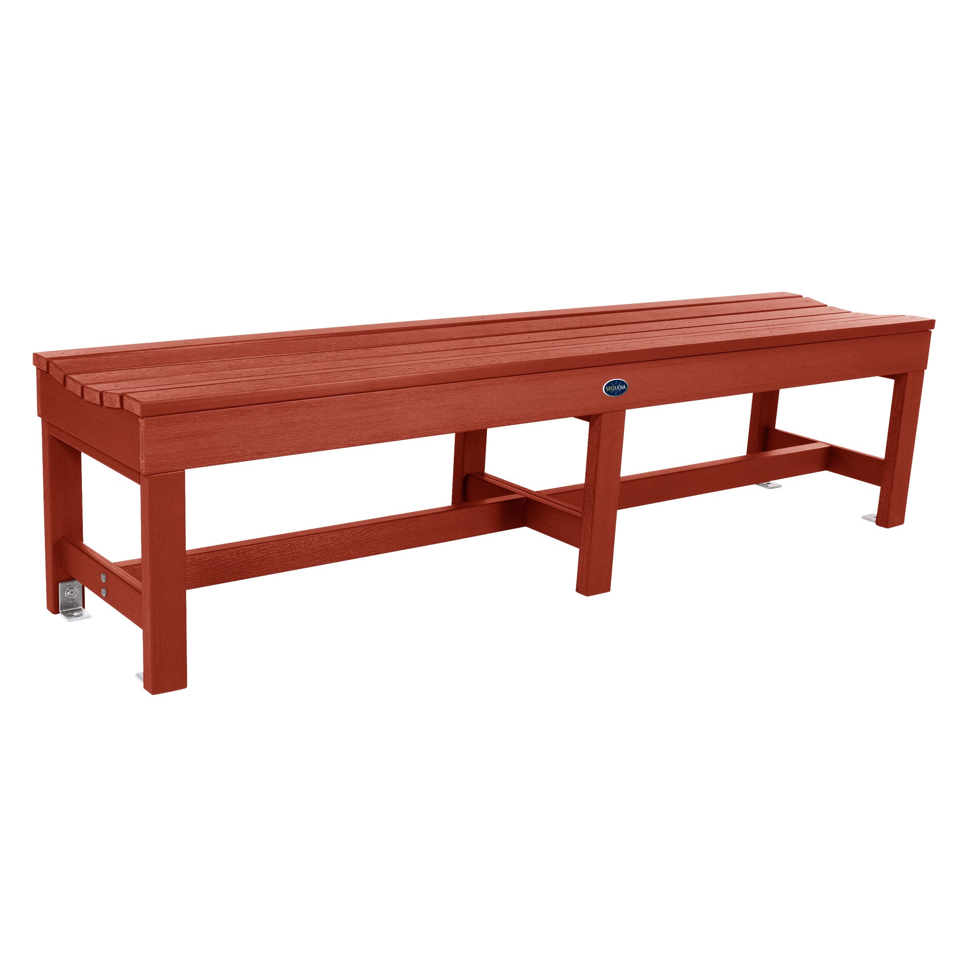 Sequoia Professional Blue Ridge Commercial Grade Backless Bench 6ft.