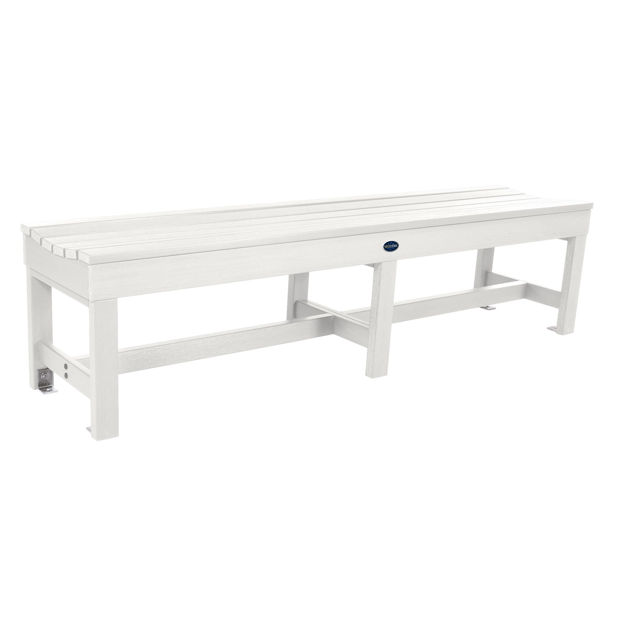 Sequoia Professional Blue Ridge Commercial Grade Backless Bench 6ft.