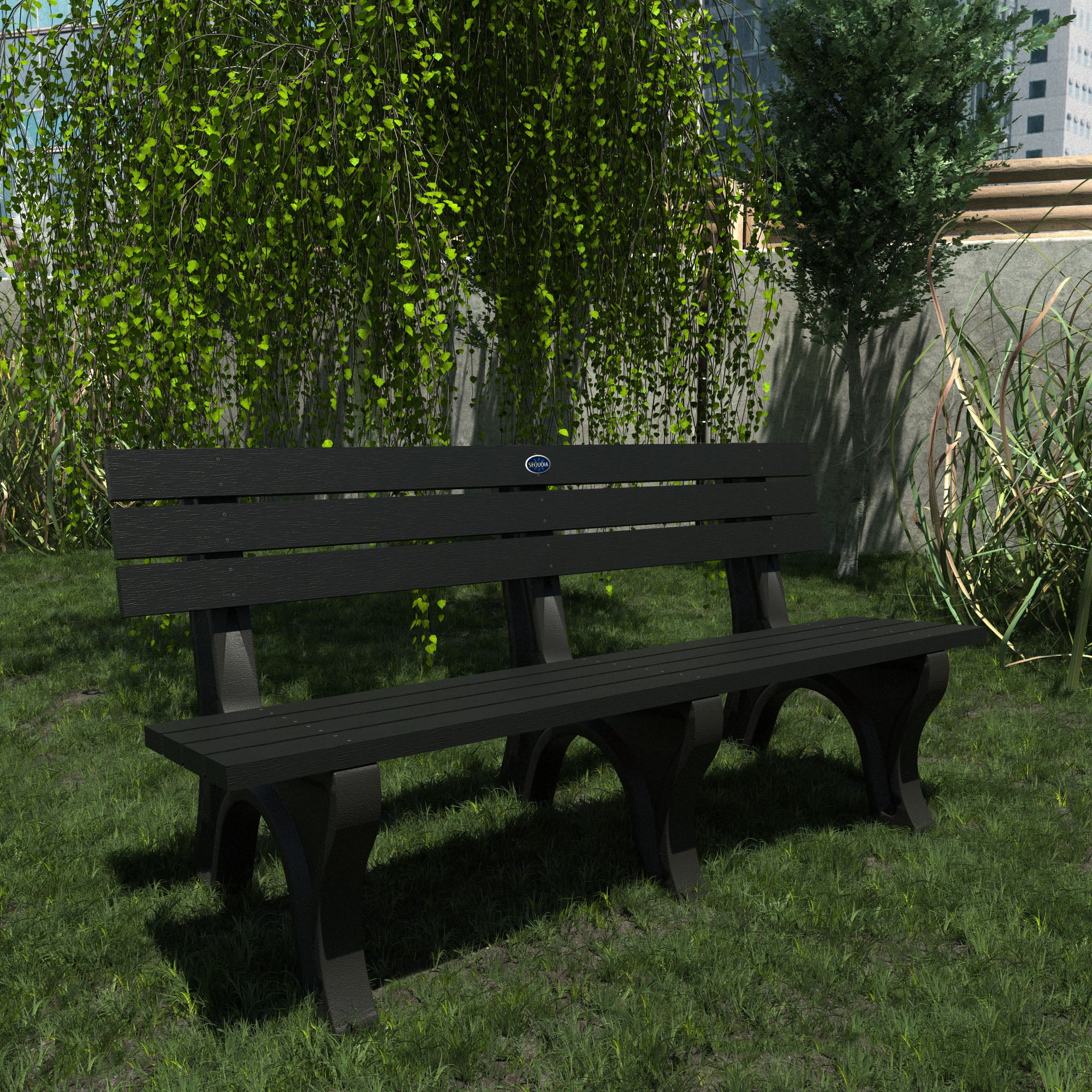 Sequoia Professional Aurora Traditional Park Bench 6ft.