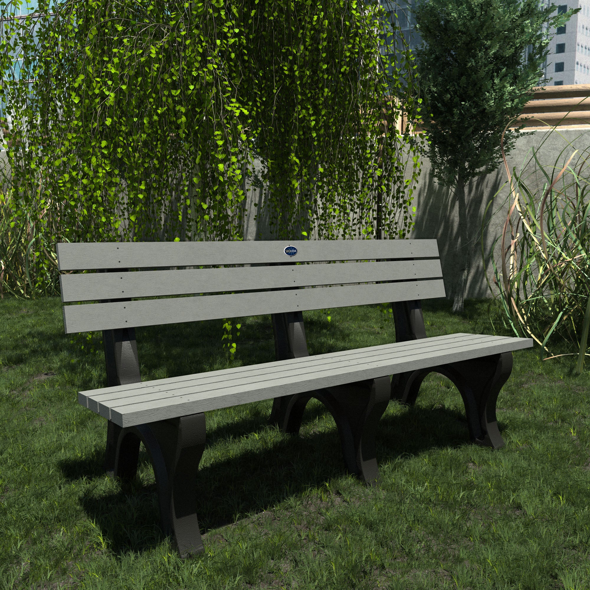 Sequoia Professional Aurora Traditional Park Bench 6ft.