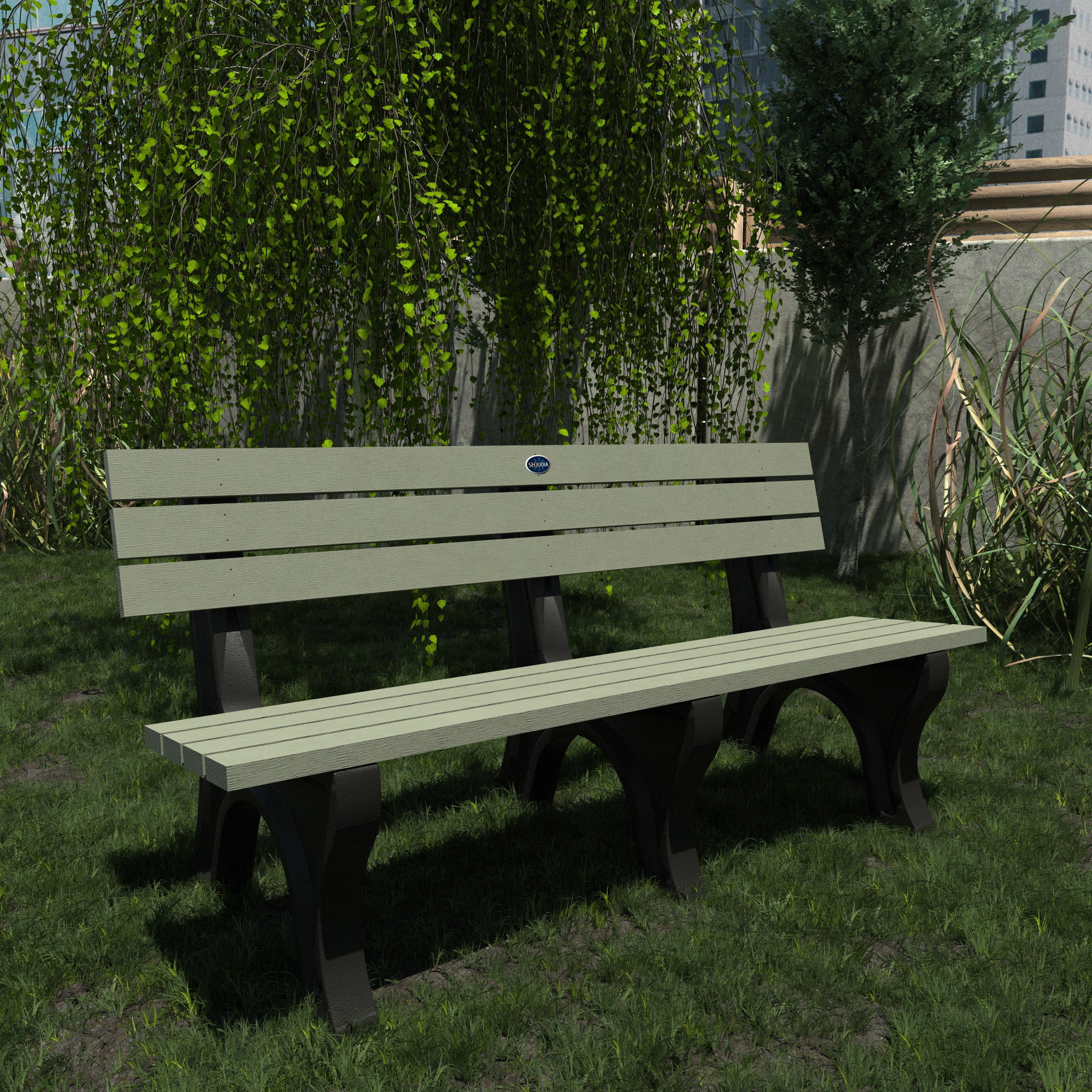 Sequoia Professional Aurora Traditional Park Bench 6ft.