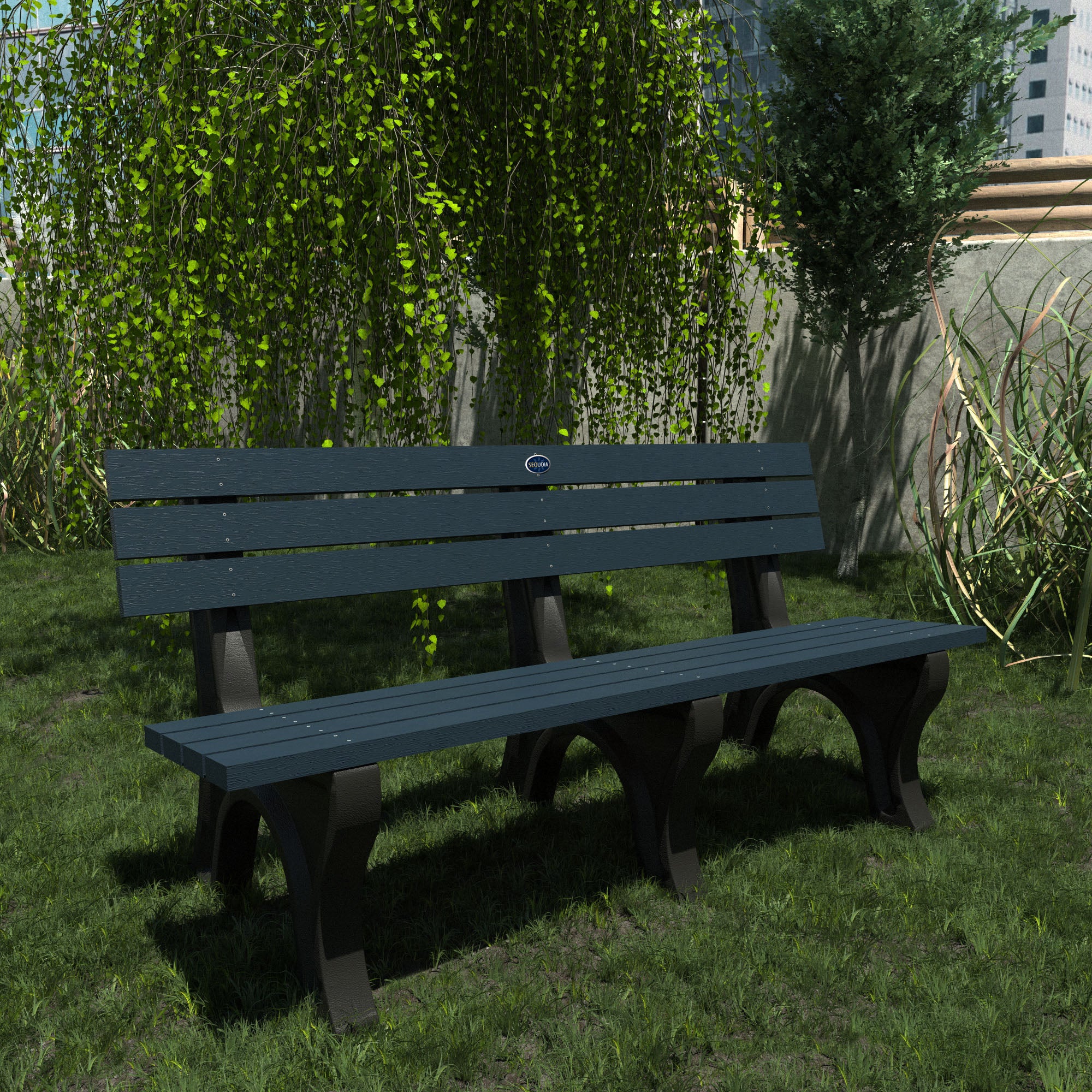 Sequoia Professional Aurora Traditional Park Bench 6ft.