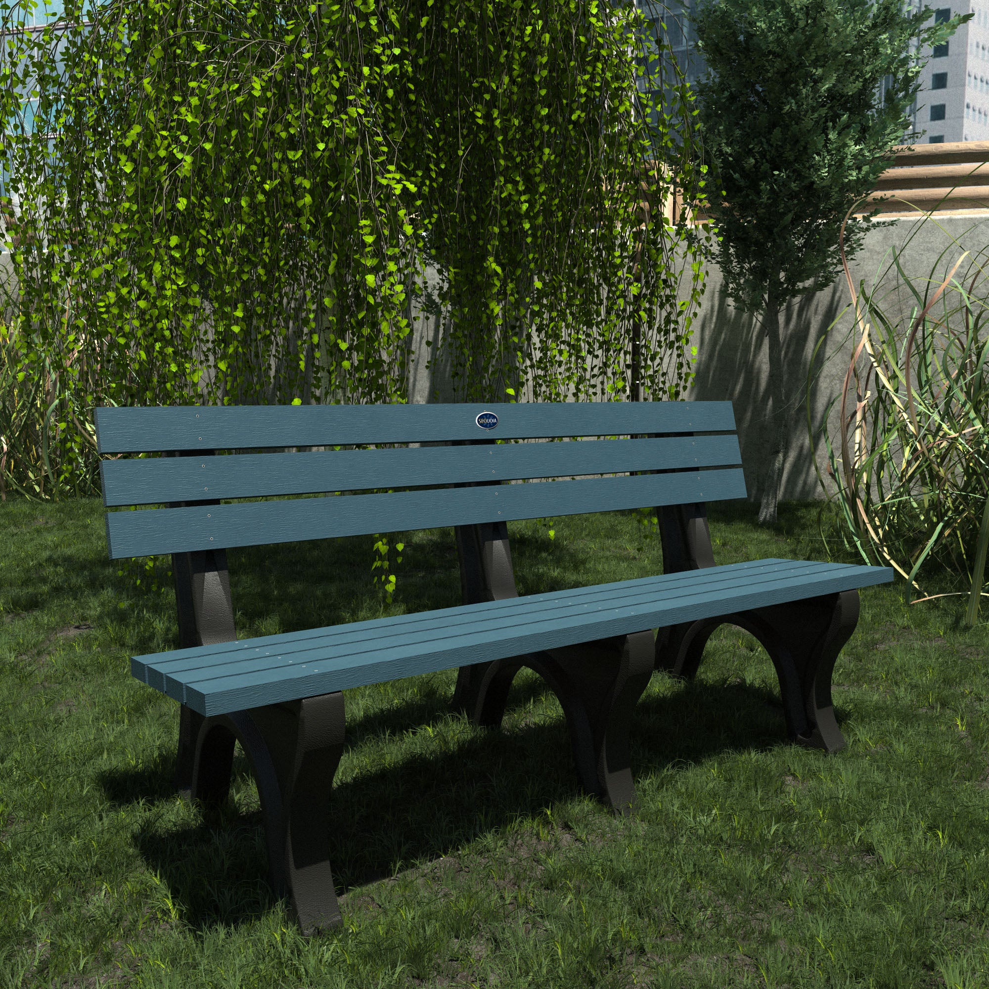 Sequoia Professional Aurora Traditional Park Bench 6ft.