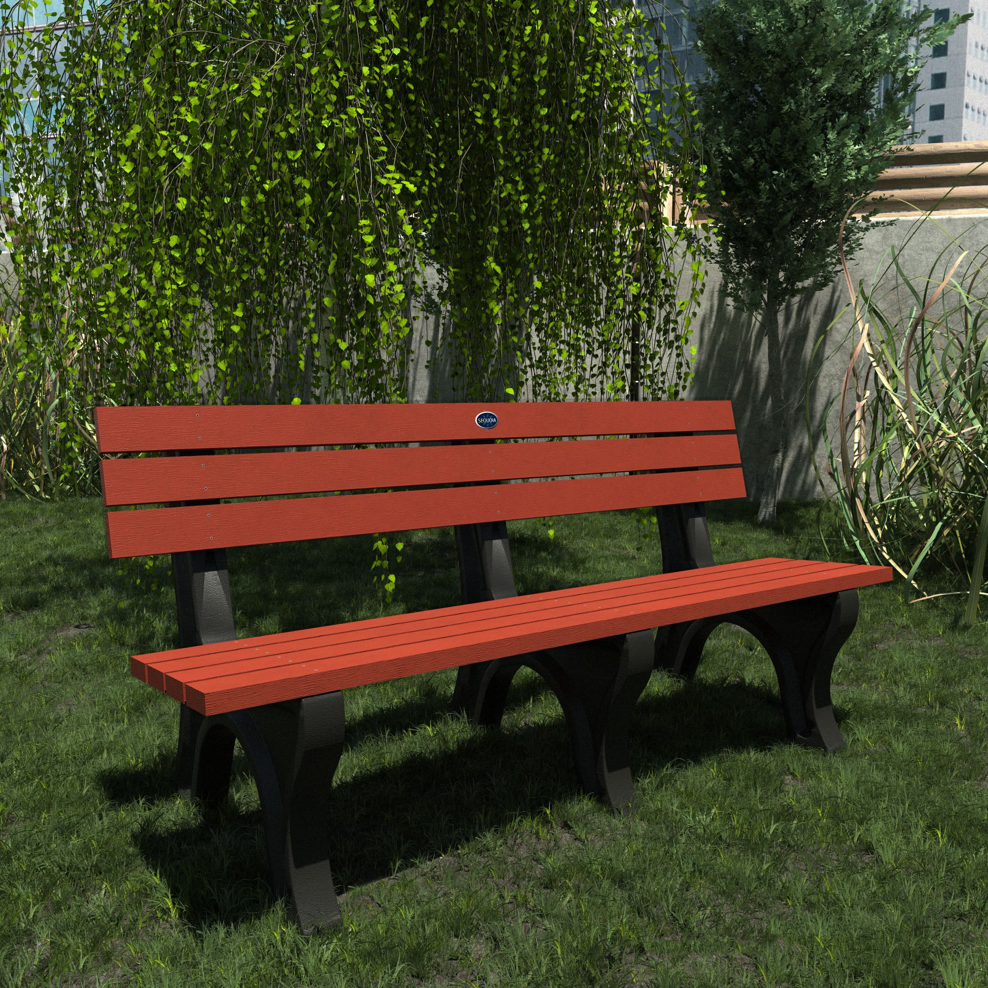 Sequoia Professional Aurora Traditional Park Bench 6ft.