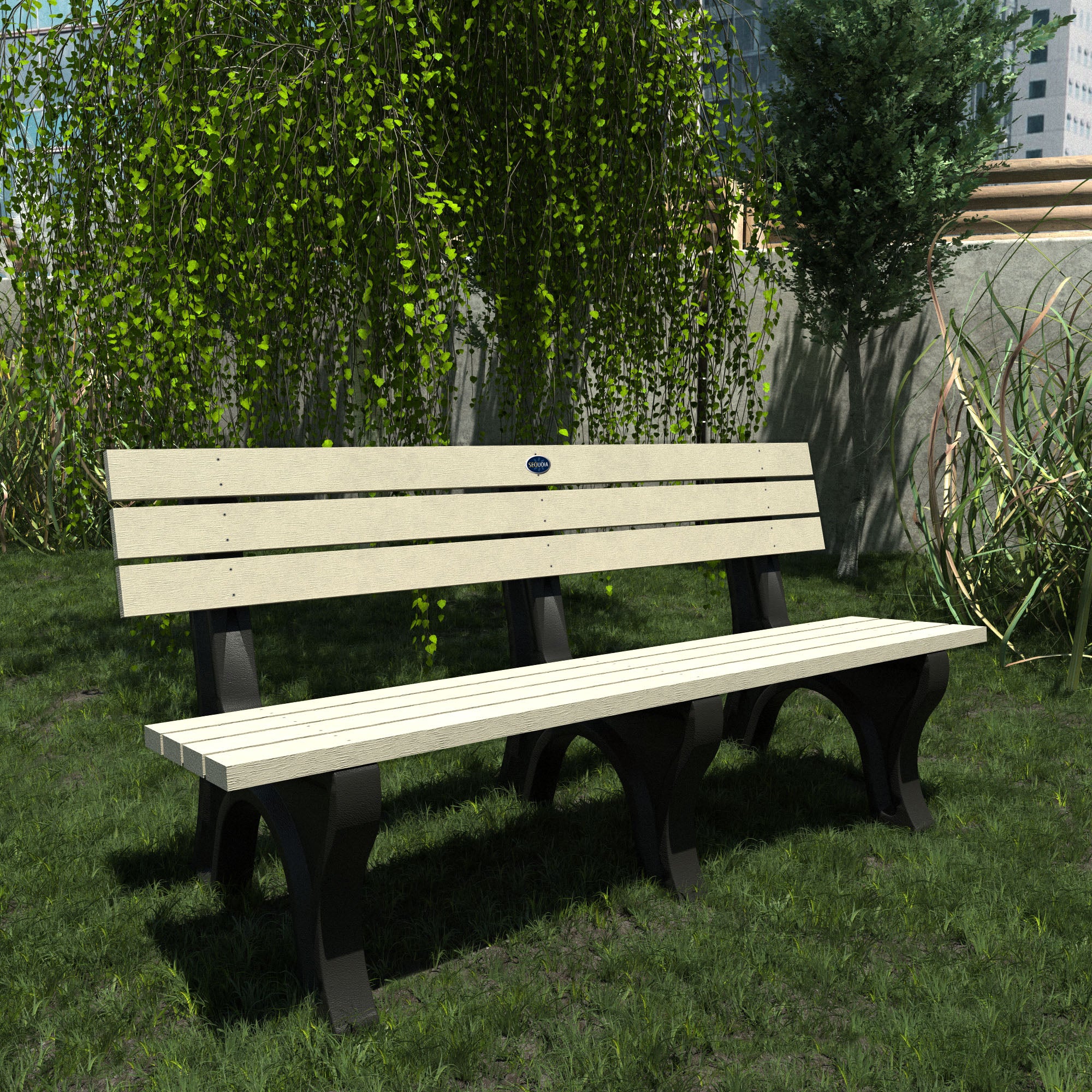 Sequoia Professional Aurora Traditional Park Bench 6ft.