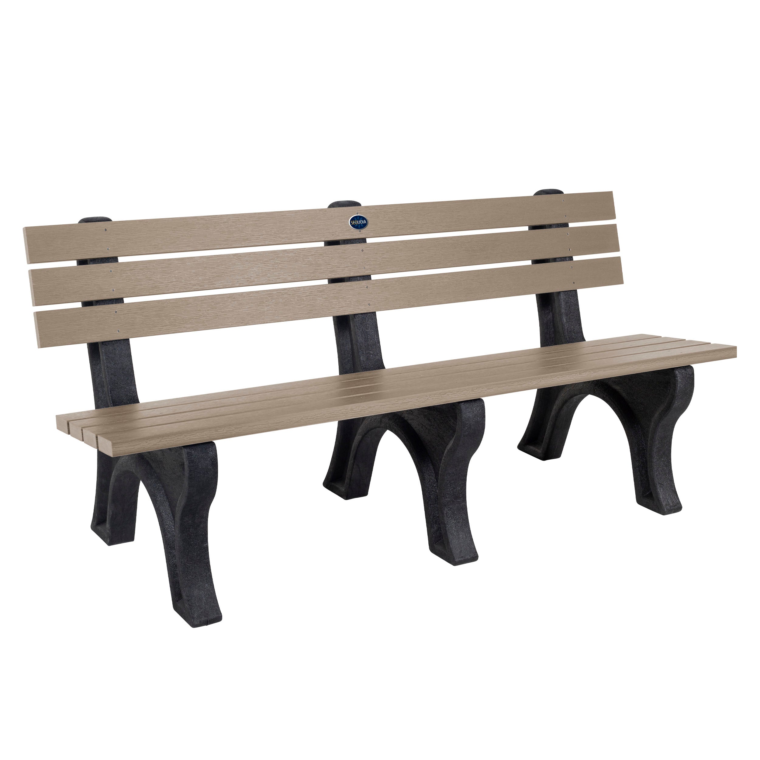 Sequoia Professional Aurora Traditional Park Bench 6ft.