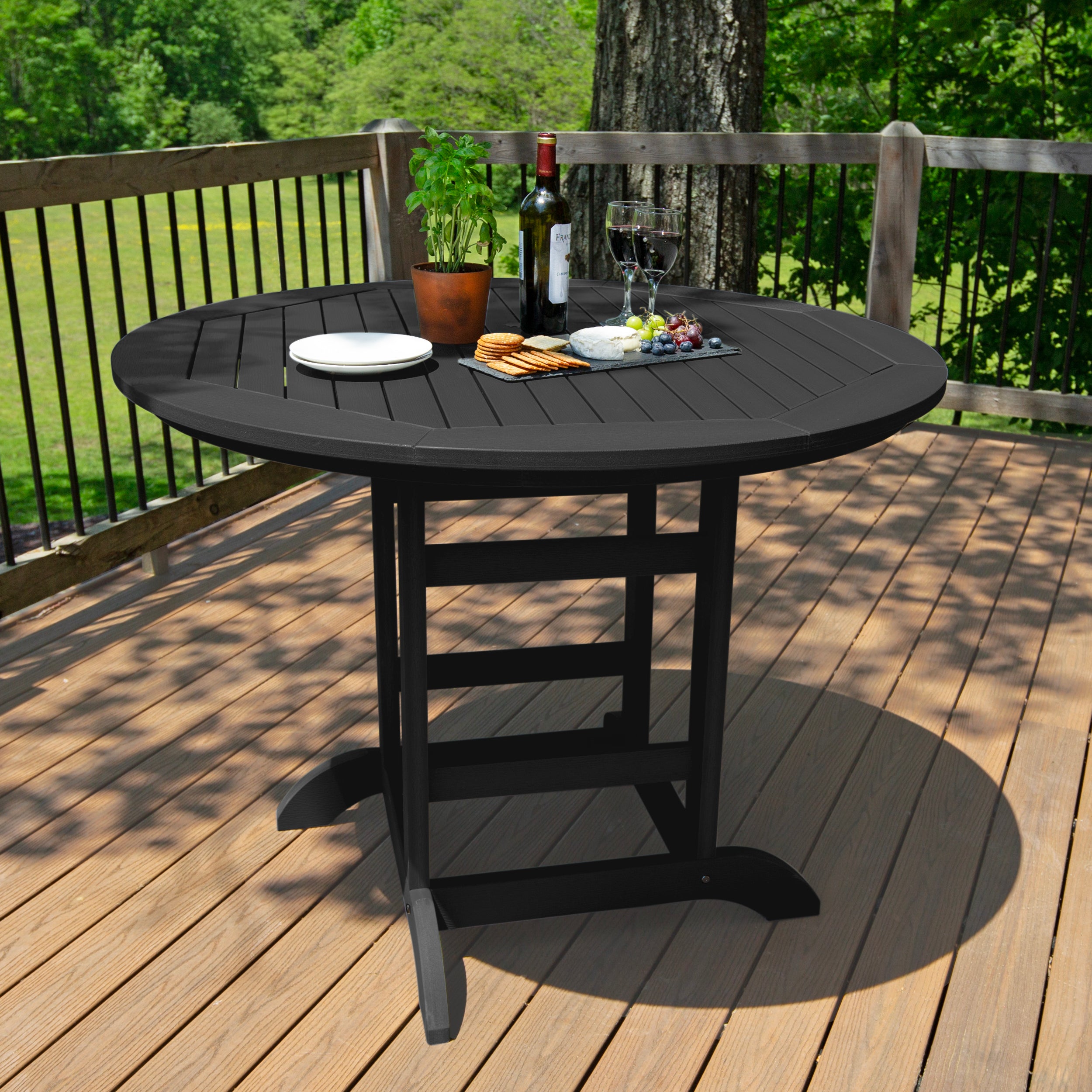 Sequoia Professional Homestead Round Dining Table - 48" Counter Height