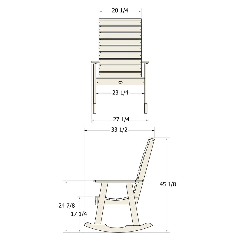 Sequoia Professional Aurora Rocking Chair