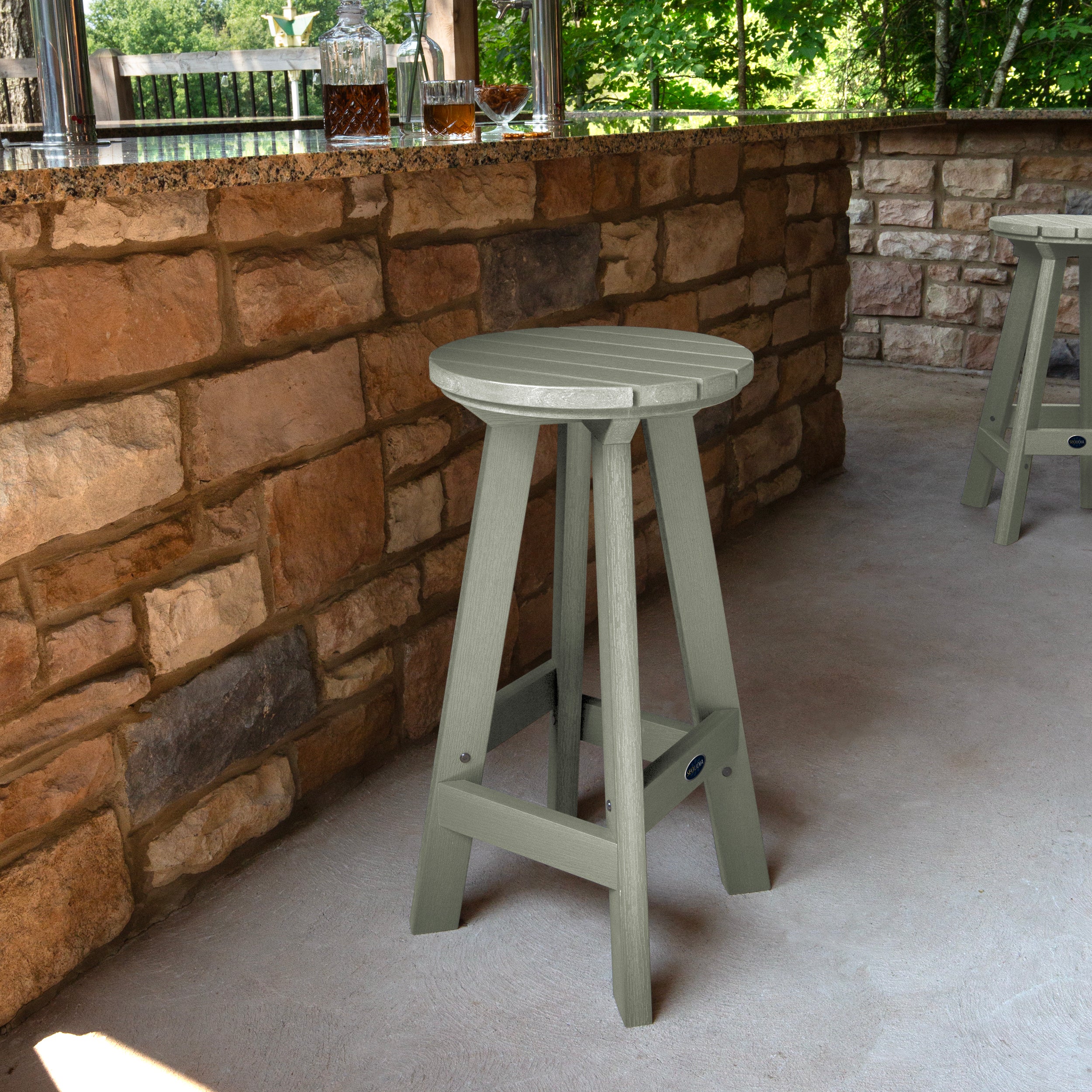 Sequoia Professional Homestead Round Bar Height Stool