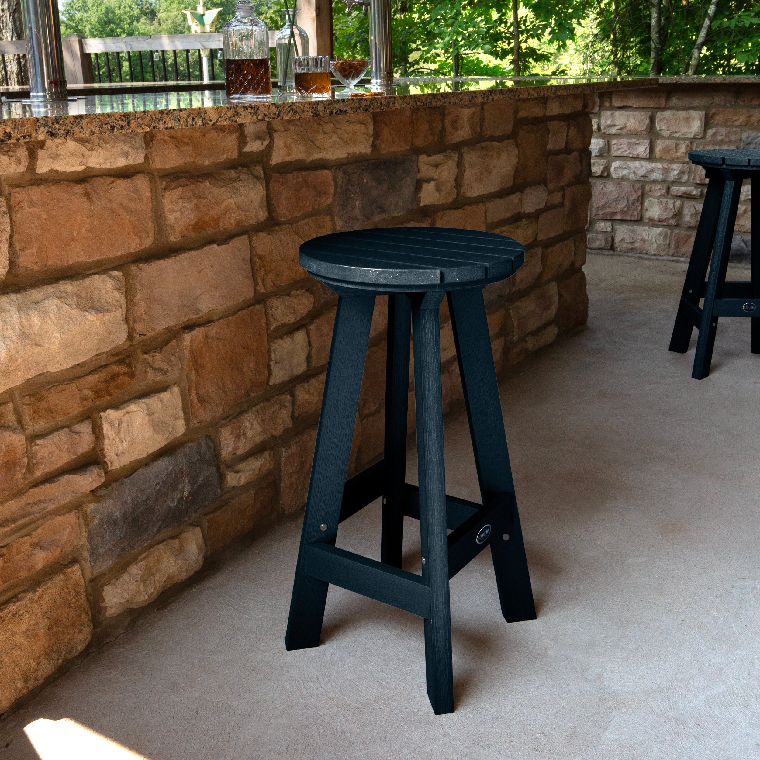 Sequoia Professional Homestead Round Bar Height Stool