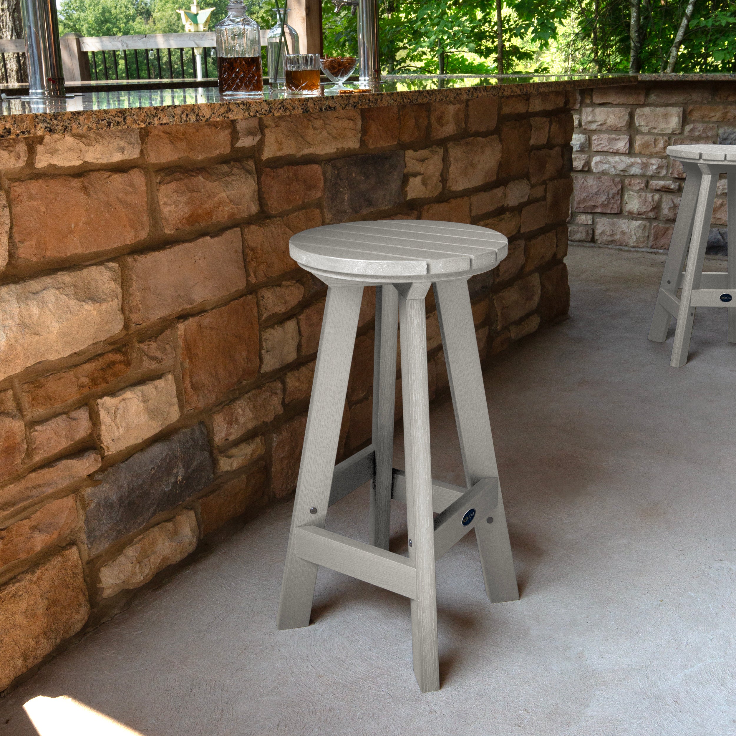 Sequoia Professional Homestead Round Bar Height Stool