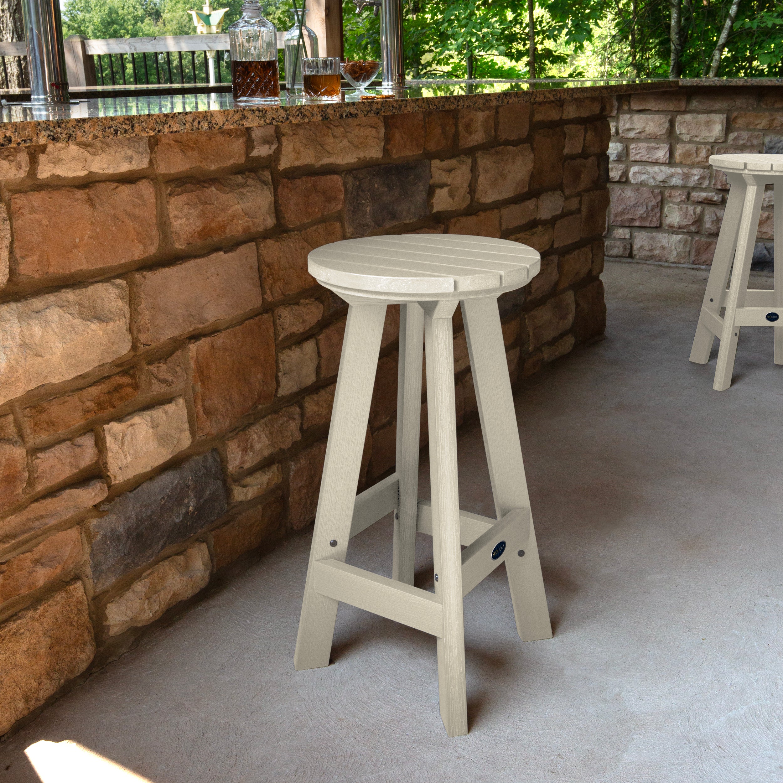 Sequoia Professional Homestead Round Bar Height Stool