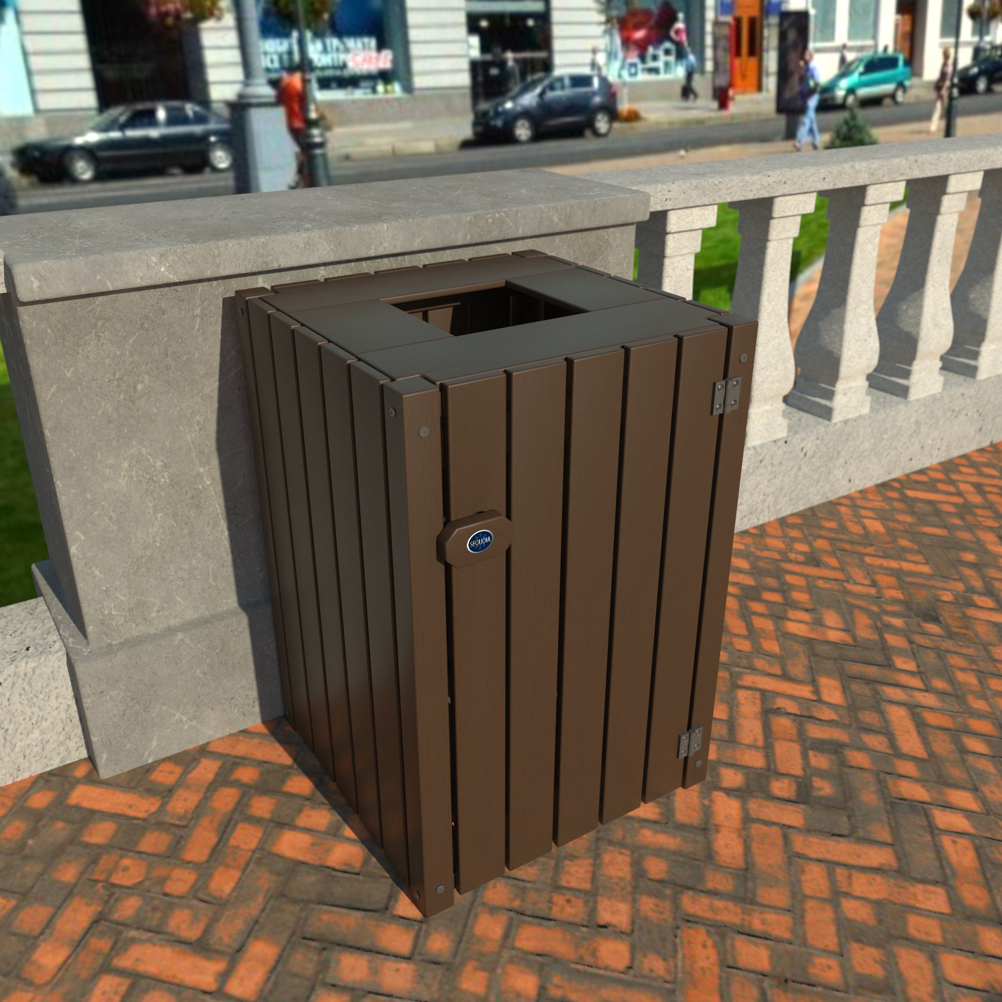 Sequoia Professional Commercial Trash Can