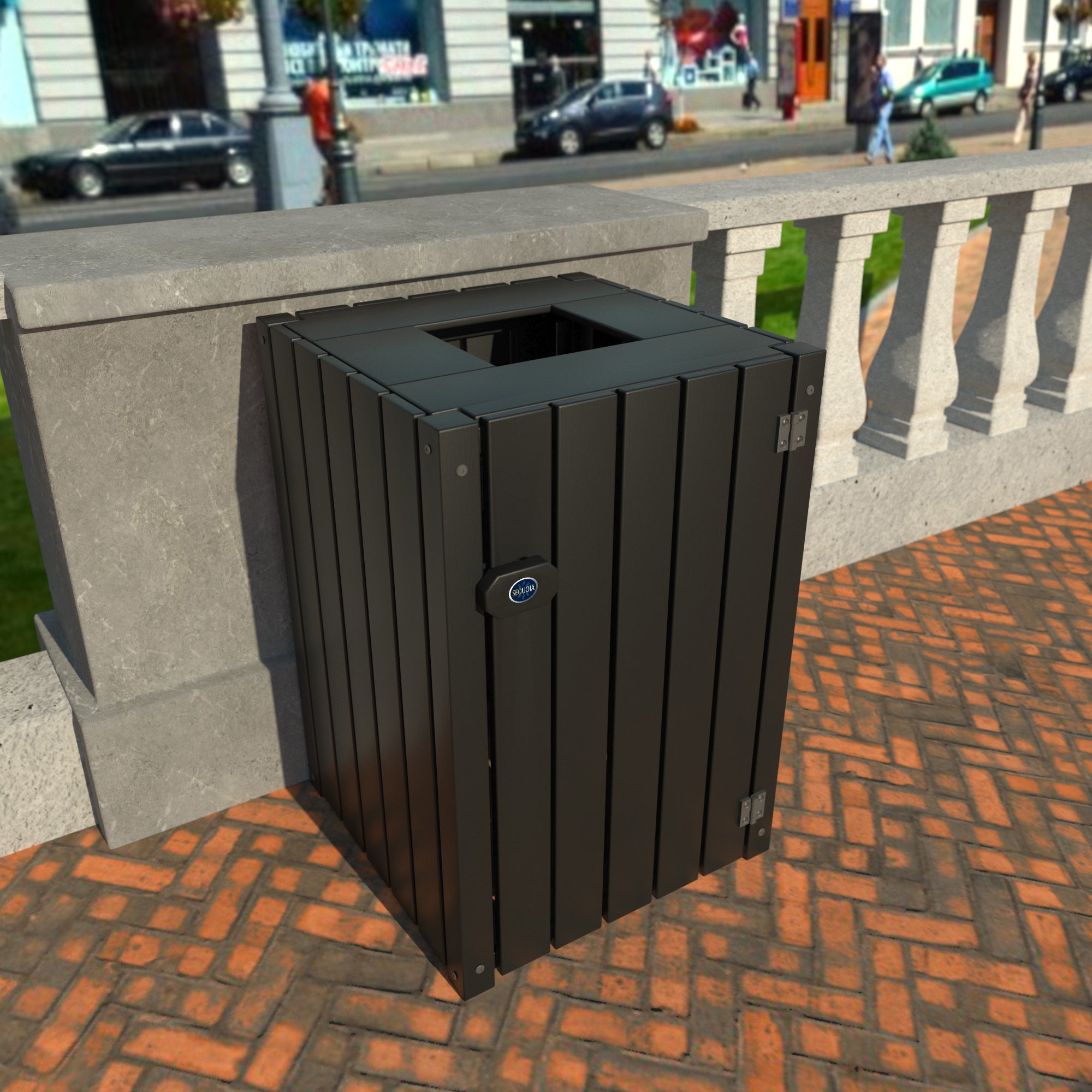 Sequoia Professional Commercial Trash Can