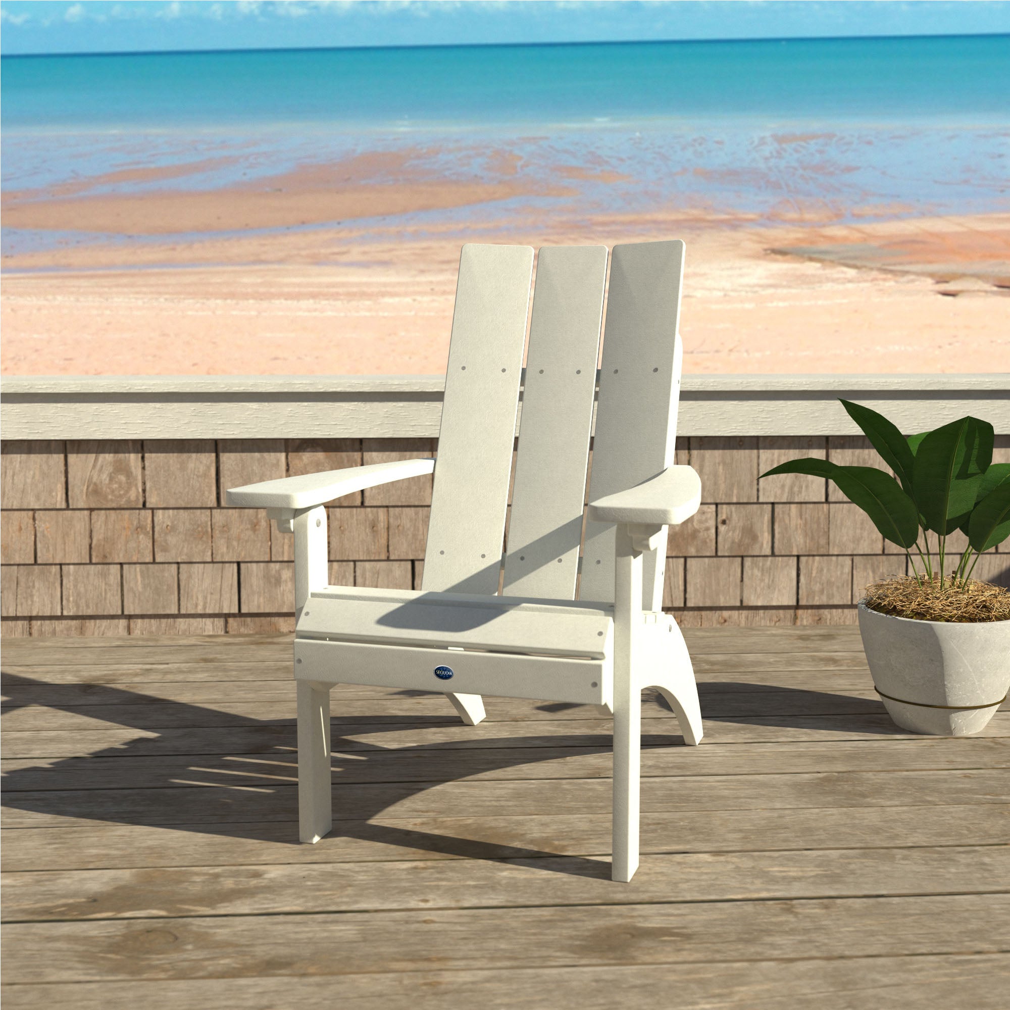 Sequoia Professional Sunrise Coast Modern Comfort Height Adirondack Chair