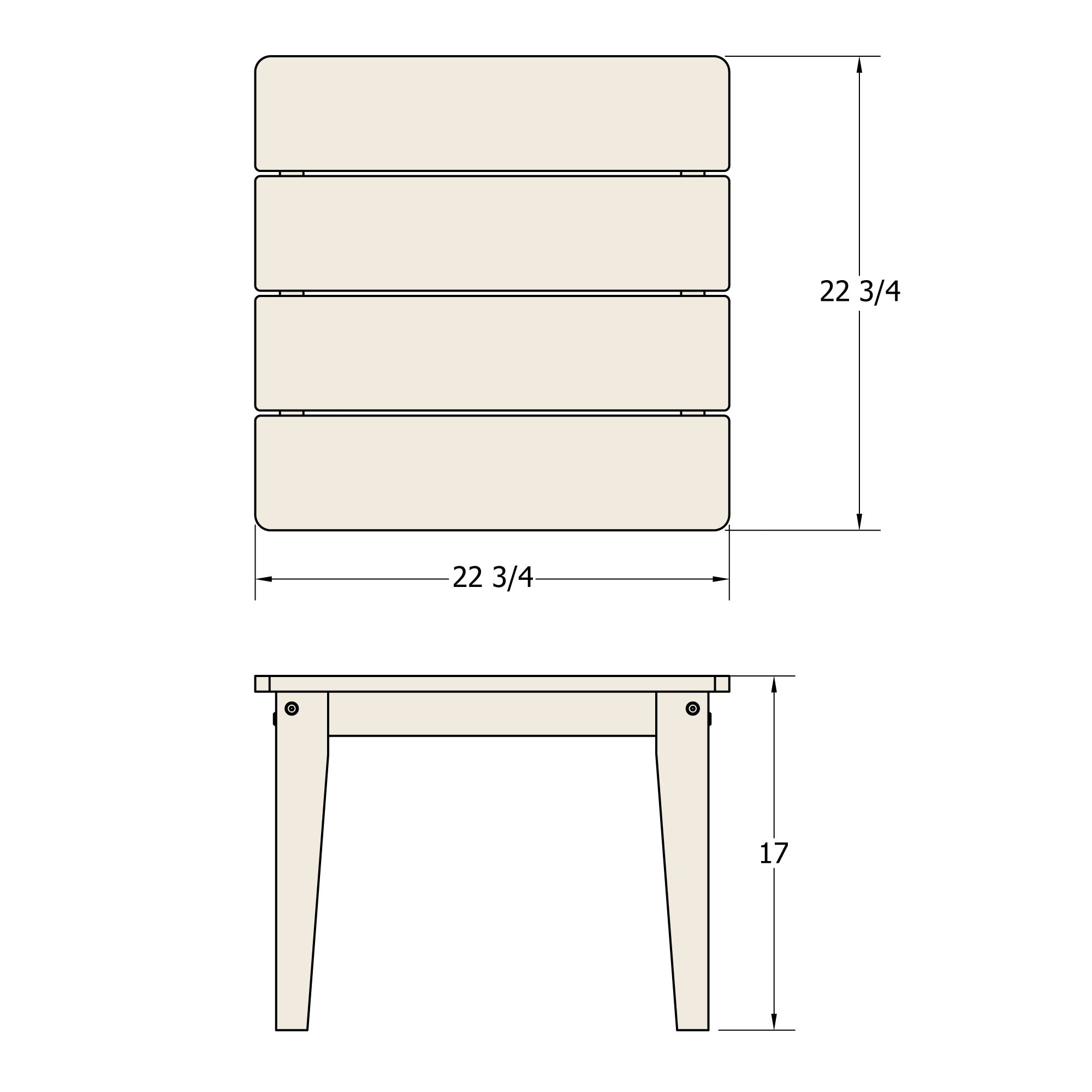 Sequoia Professional Sunrise Coast Large Side Table