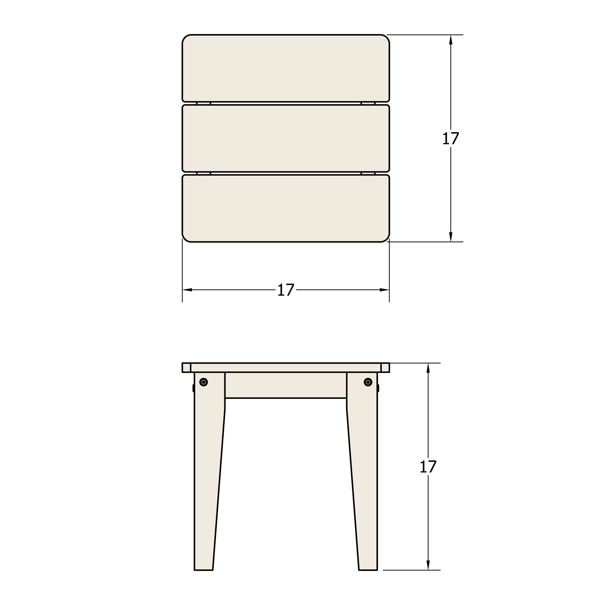 Sequoia Professional Sunrise Coast Small Side Table