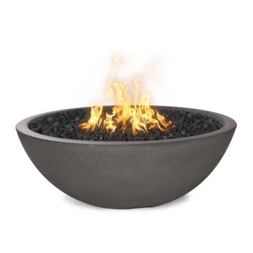 The Outdoor Plus Sedona Narrow Ledge Fire Pit - GFRC Concrete