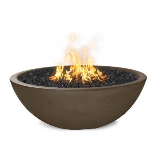 The Outdoor Plus Sedona Narrow Ledge Fire Pit - GFRC Concrete