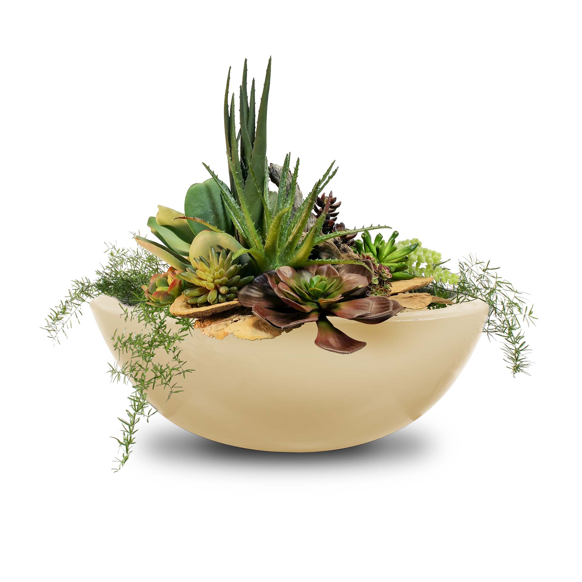 The Outdoor Plus Sedona Planter Bowl - GFRC Concrete