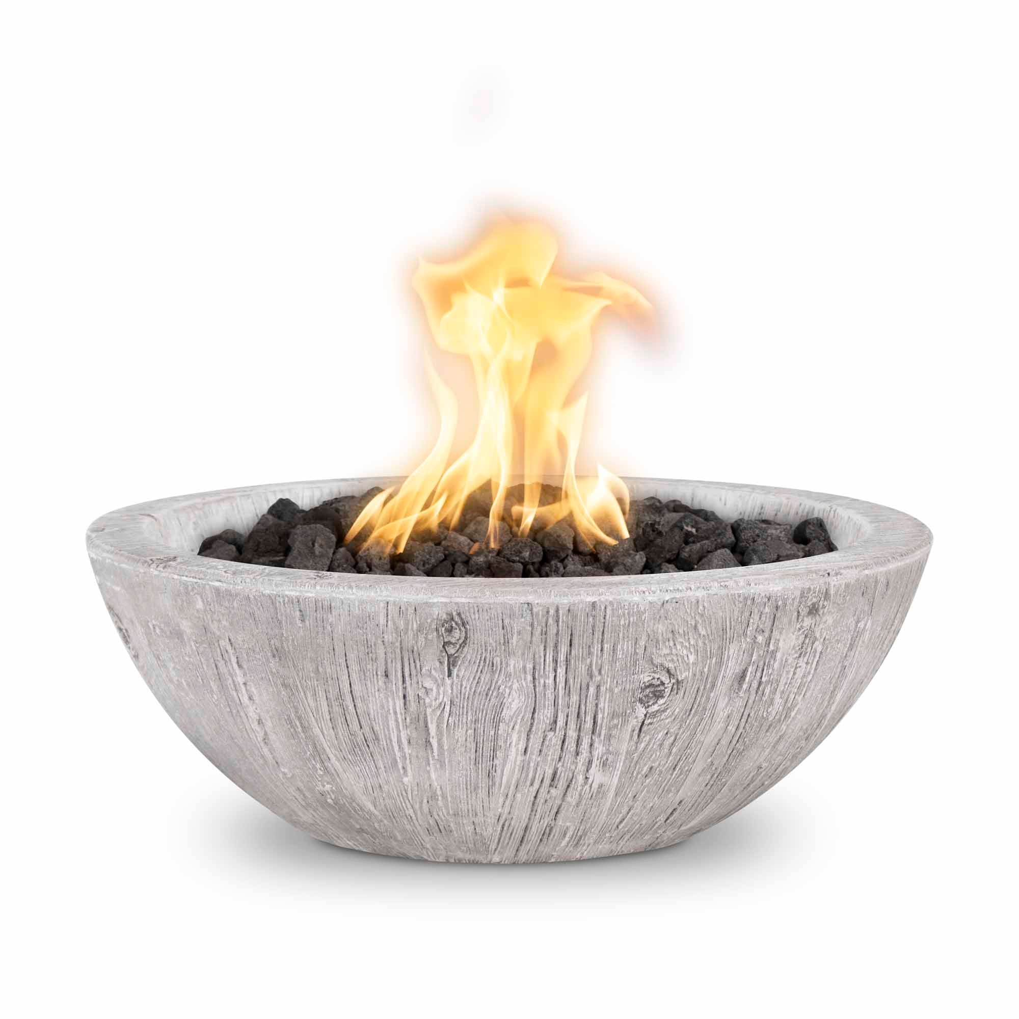 The Outdoor Plus Sedona Fire Bowl - GFRC Wood Grain