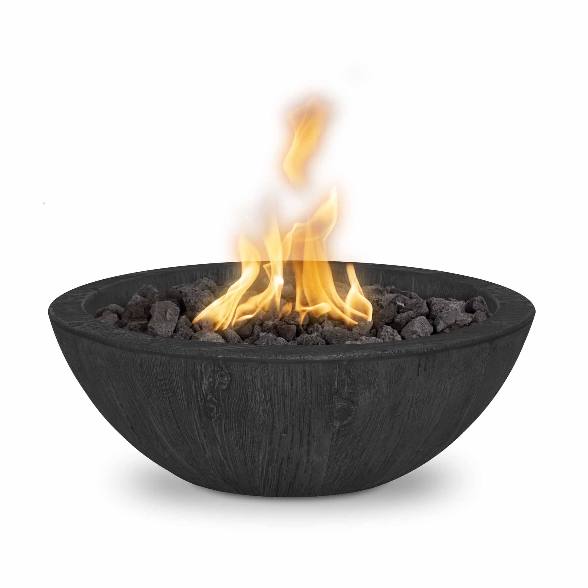 The Outdoor Plus Sedona Fire Bowl - GFRC Wood Grain