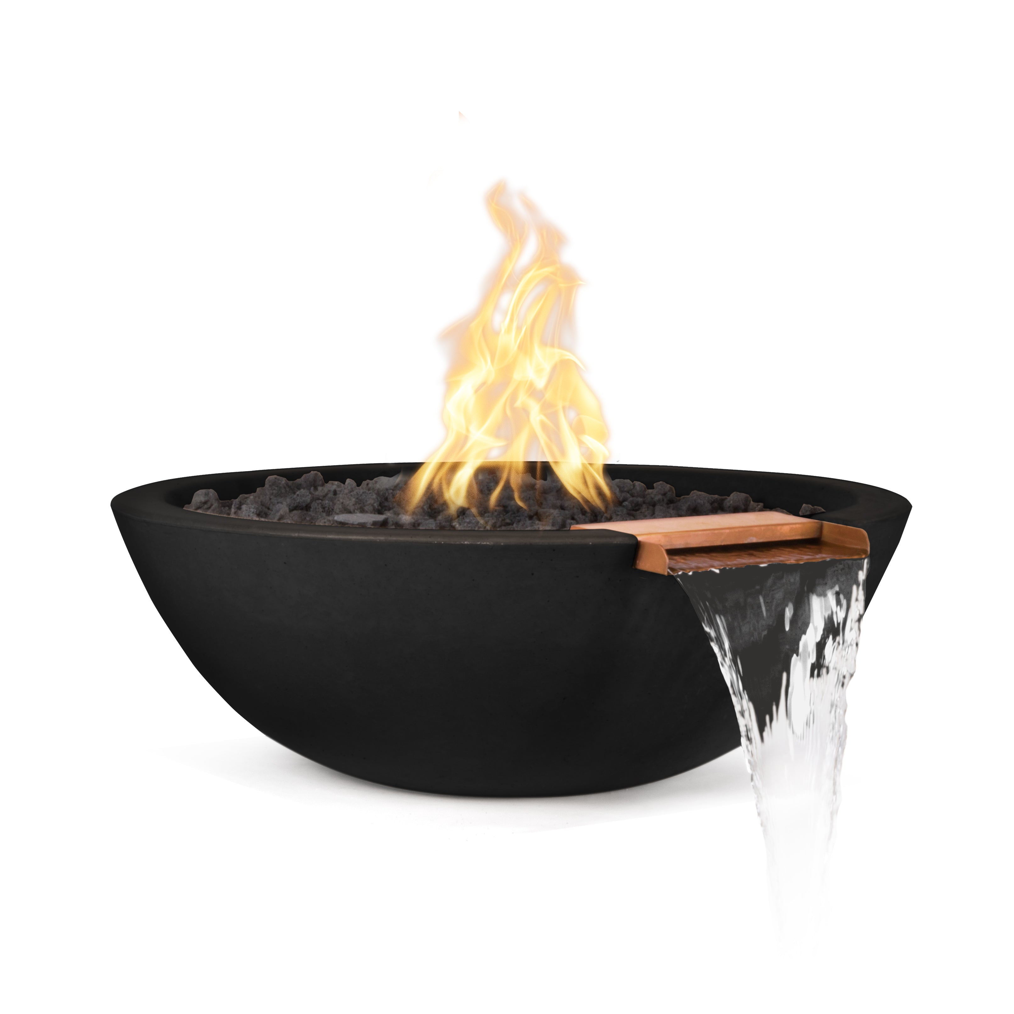 The Outdoor Plus Sedona Fire & Water Bowl - GFRC Concrete