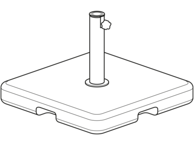 FIM Freestanding Concrete Base for The Plant